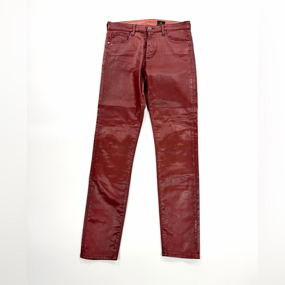 AG Adriano Goldschmied Farrah Skinny Ankle Pants – High Rise – Size 29R (Rust)